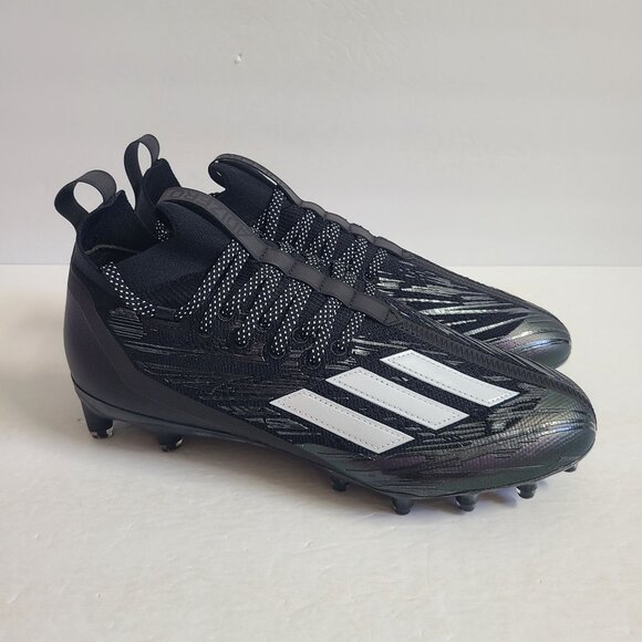 NEW Adidas Adizero Primeknit Football Cleats HP8861 Size 10 Black main image 4